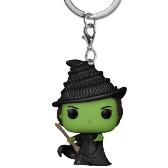 FUNKO POCKET POP KEYCHAINS WICKED MOVIE SET OF 2-GLINDA & ELPHABA NEW - Picture 3 of 7